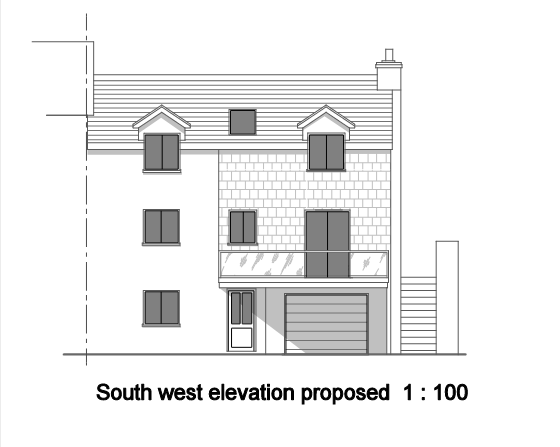 SW Elevation - proposed SW Elevation - proposed